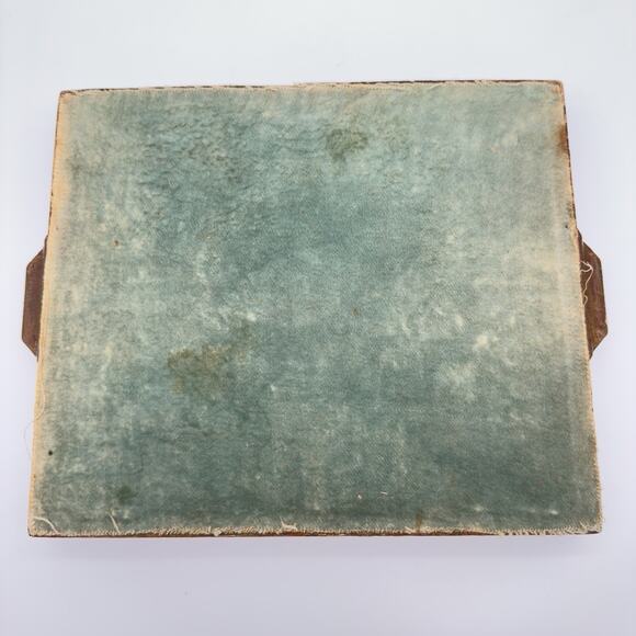 Vintage Antique Pressed Real Butterfly Tray Framed Botanicals 14.5" x 11" - Picture 12 of 16